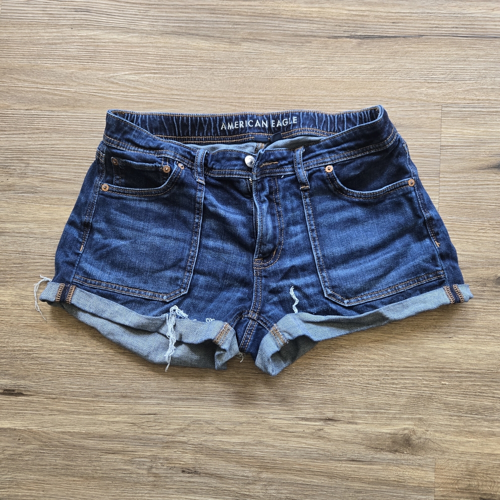 American Eagle Outfitters Women's Blue Denim Shorts